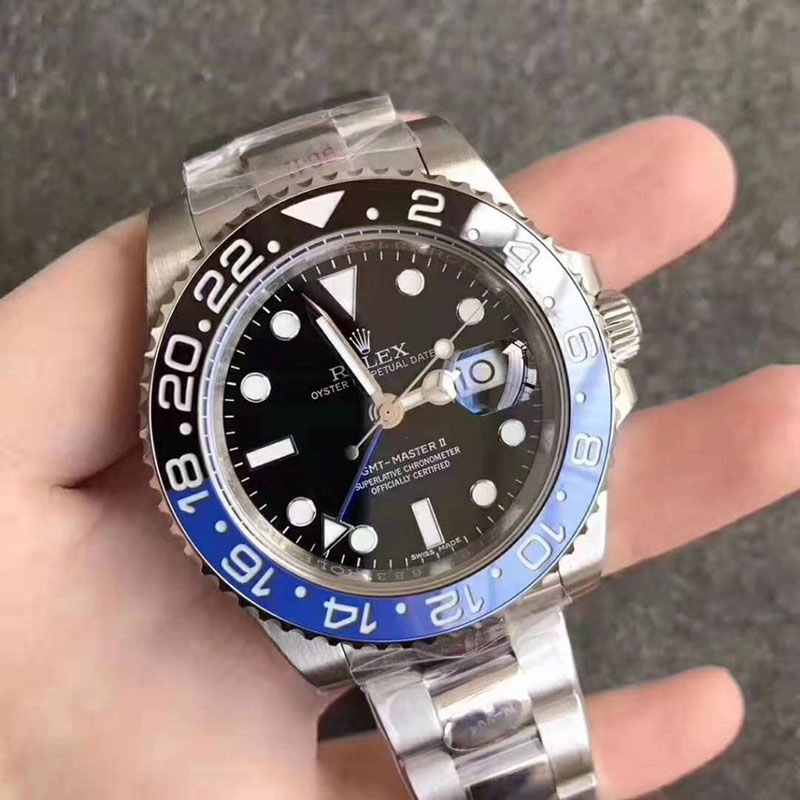 Реплика часов Rolex GMT-Master II 116710 Batman V11 от Noob