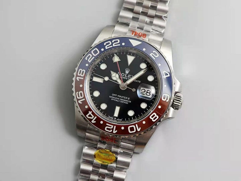 Реплика часов Rolex GMT-Master II 126710 с механизмом 3285 от Noob