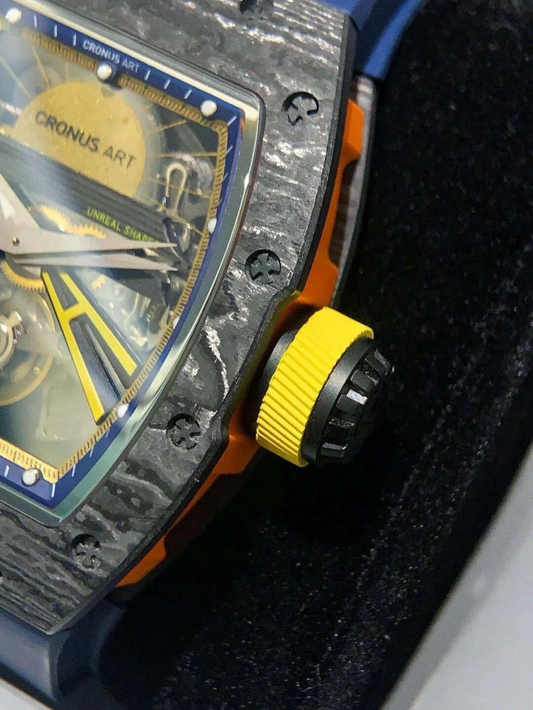 Копия часов CronusArt NTPT Carbon Fiber Watch CM36-001 Арт.CA-0450