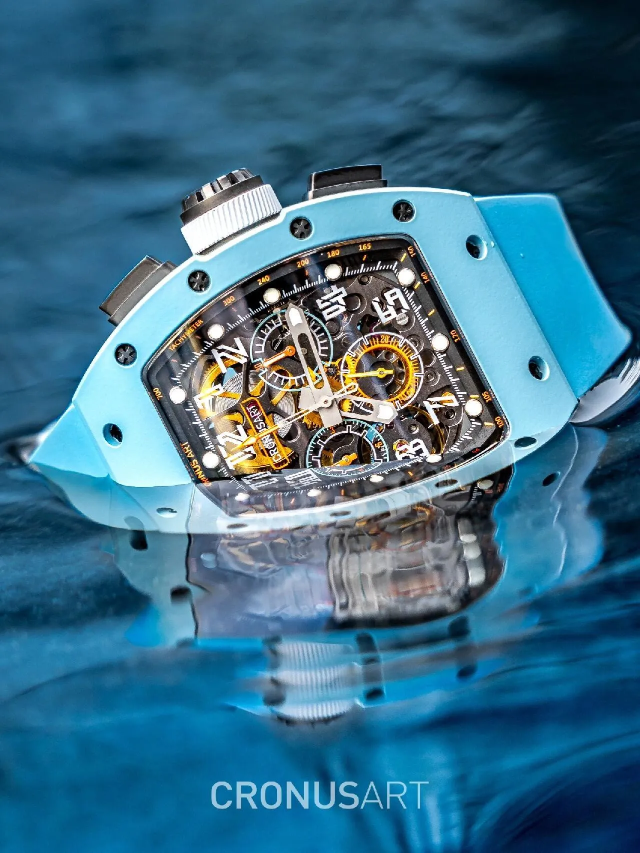 Копия часов CronusArt Carbon Watch CM09-015 Арт.CA-0428