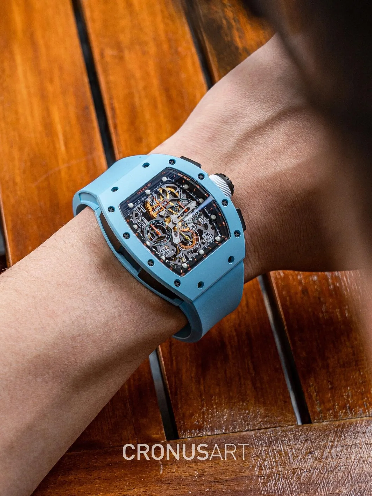 Копия часов CronusArt Carbon Watch CM09-015 Арт.CA-0428