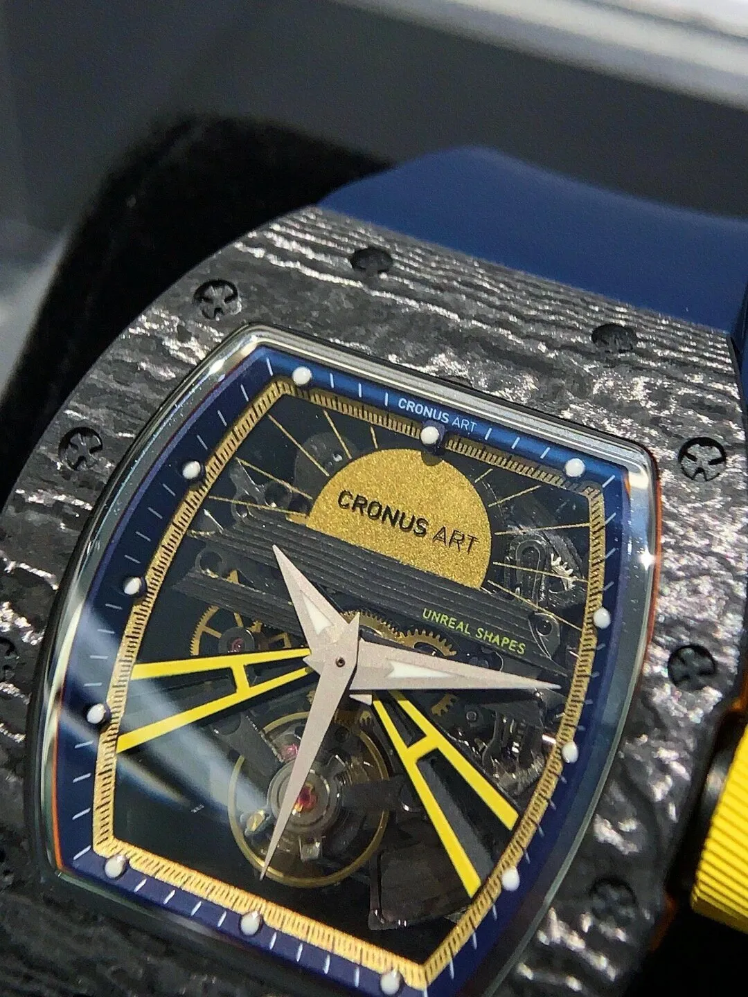 Копия часов CronusArt NTPT Carbon Fiber Watch CM36-001 Арт.CA-0450