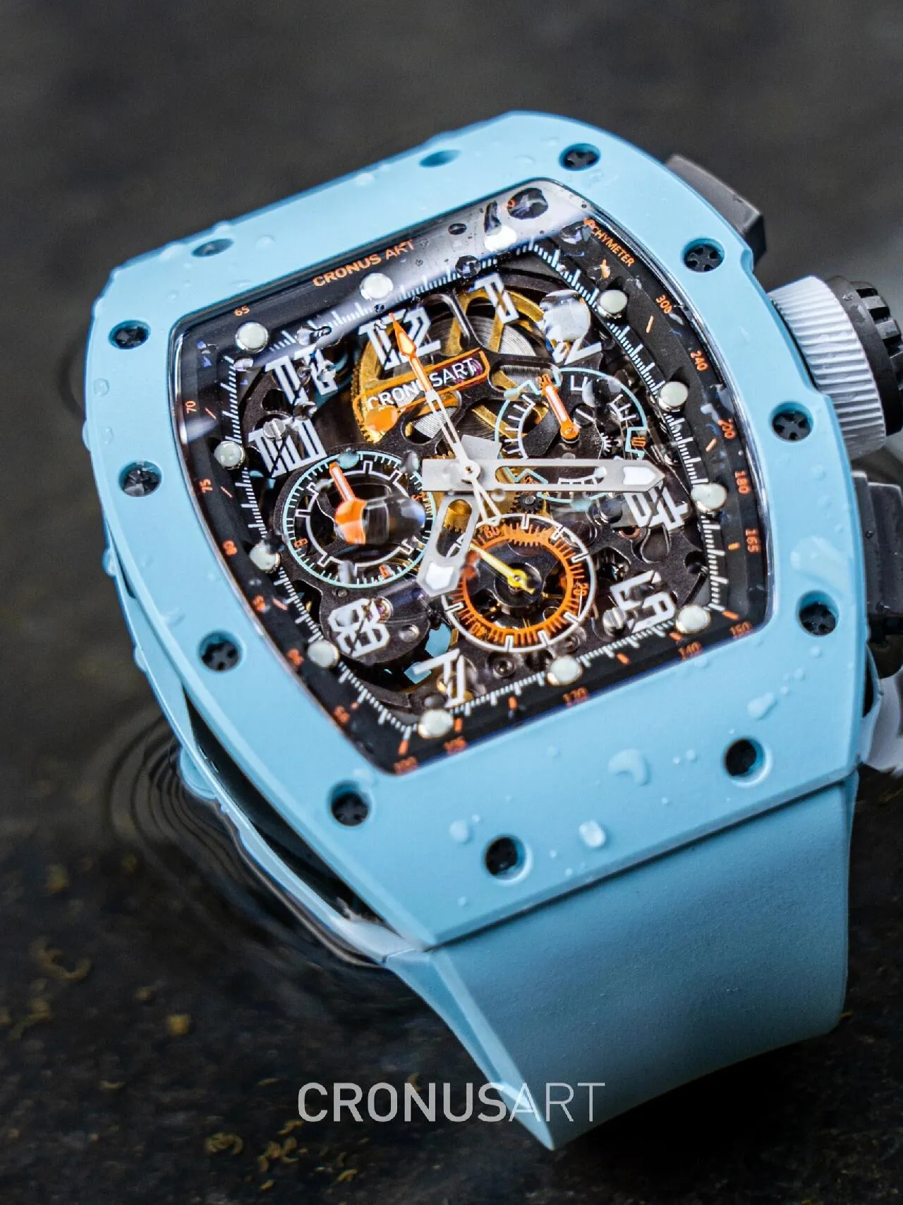 Копия часов CronusArt Carbon Watch CM09-015 Арт.CA-0428