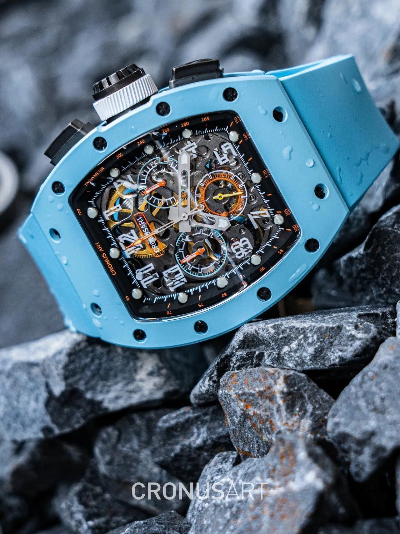 Копия часов CronusArt Carbon Watch CM09-015 Арт.CA-0428