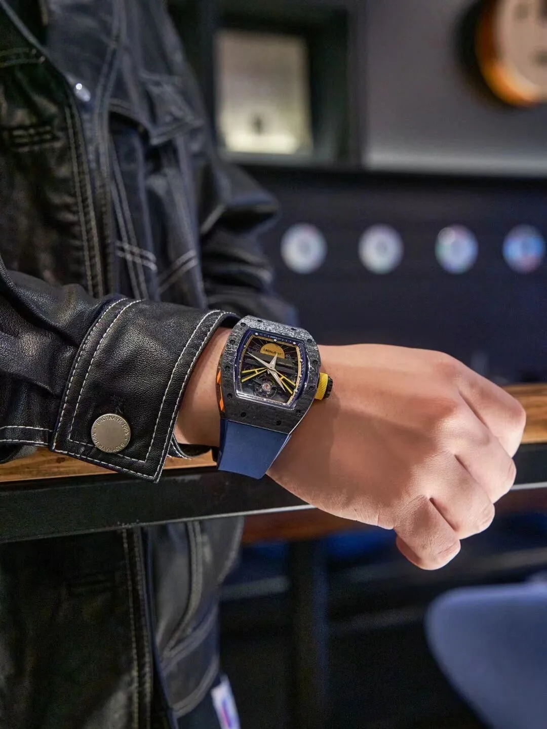 Копия часов CronusArt NTPT Carbon Fiber Watch CM36-001 Арт.CA-0450